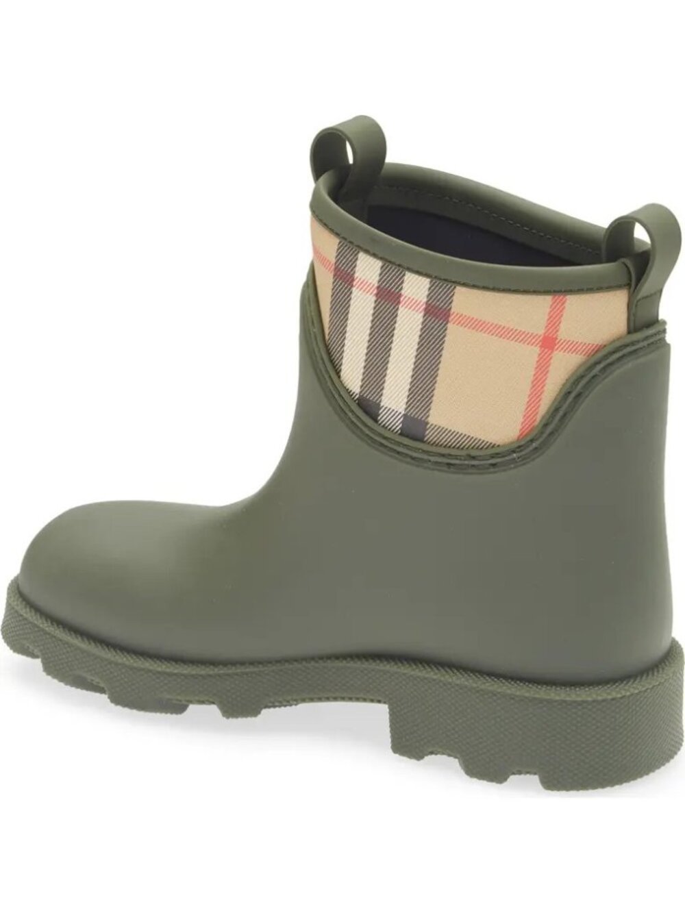 Burberry Marsh Stamp Short Rain Boot in Loch (Olive) Size 37 ($650) - Picture 2 of 11